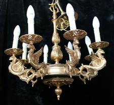 Vintage bronze brass castle
