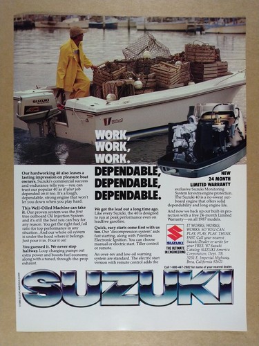 1987 suzuki outboard - 1987, 40