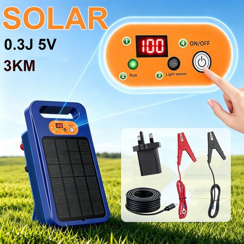 3km solar electric fence - electric,