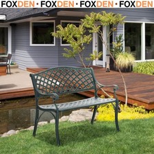 Cast Aluminium Garden Bench 2