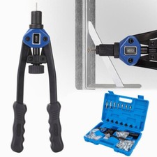 110PCS M3-M12 Professional Hand Tool Riveter Nut Rivnut Gun Mandrel Rivet Repair