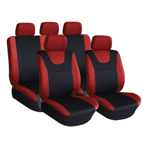 Red and black executive car - black,,
