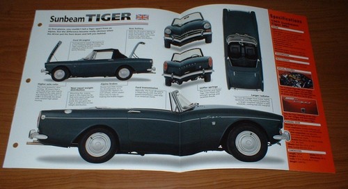 1965 sunbeam tiger - tiger, mki