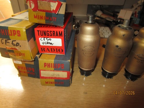 Cf50 philips miniwatt tube - cf50,