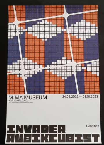 Invader rubikcubist mima - mima, 2022