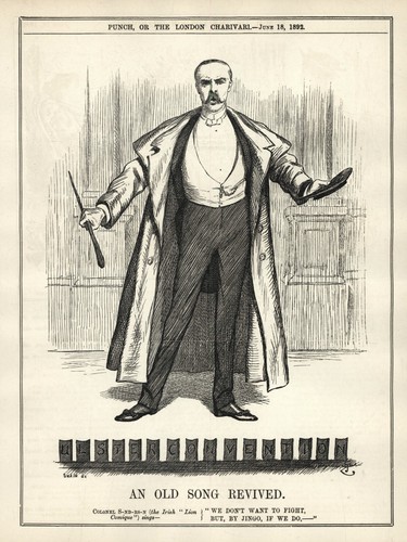 Rare british cartoon - rare, 1892