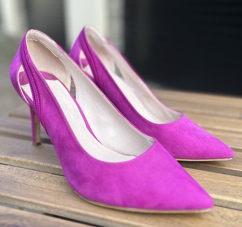 Faith cerise pink faux - cerise,