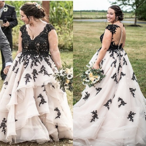 Gothic plus size wedding - size,