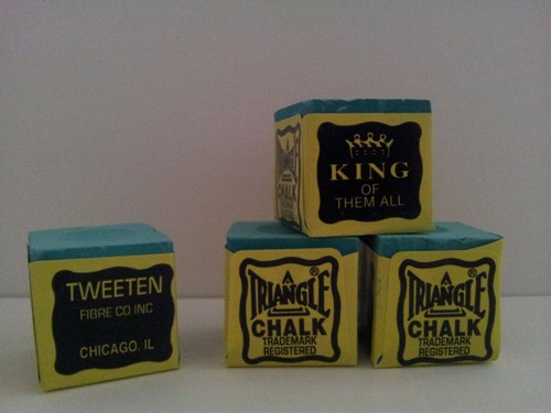 Triangle snooker pool chalk - , 4