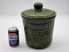 Green Rumtopf Lidded Storage