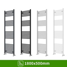 Bathroom Straight Heated Towel Rail Radiator Ladder Warmer Heating All Sizes