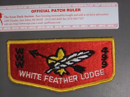 Boy scout 499 white feather - scout,
