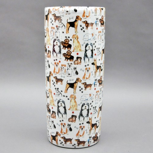 Colorful dogs tall round - dogs,