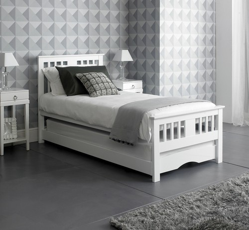 White single wooden guest - white,