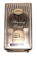 The Art of Shaving 100% Pure Badger Shaving Brush Ivory Handle A11 * NEW IN BOX