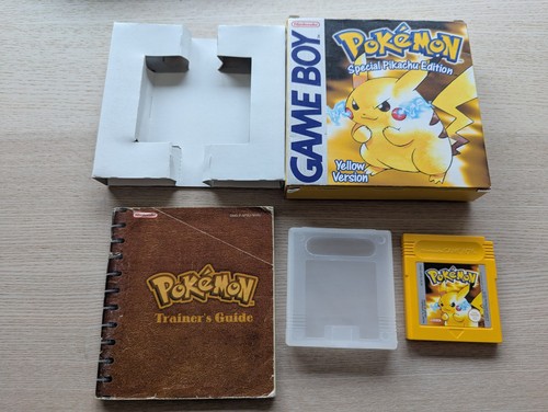 Pokemon yellow complete boxed - complete,