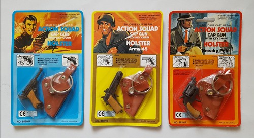 Miniature cap guns - cap, key