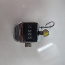 Clicker Counter 4 Digit Clear Lettering Hand Counters Clickers With Metal Shell