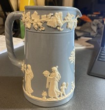 Wedgwood Blue Embossed Queens