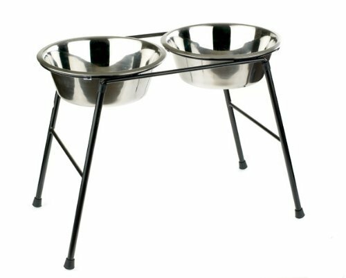 Dog raised bowls large stand - raised,