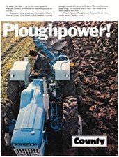 A3 Vintage County Tractor 1124