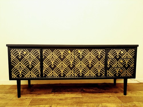 Midcentury sideboard art - art, deco