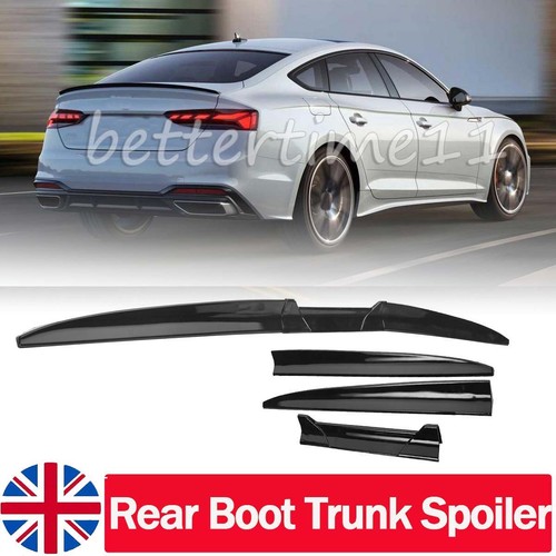 Rear trunk spoiler lip - rear,