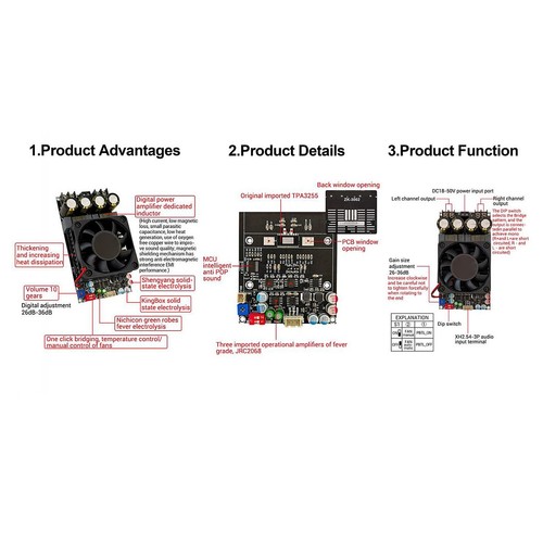 Digital power amplifier board - digital,
