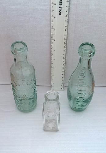 Vintage glass bottles 3 - x,