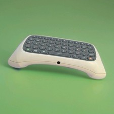Official Microsoft Xbox 360 Chatpad White Keyboard Controller Attachment Genuine