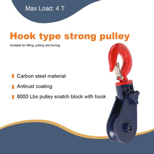 Ton snatch block - snatch, with