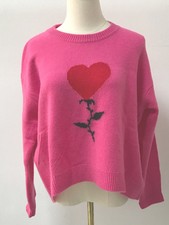 Zadig&Voltaire Women's Embroidered Straight Tube Pullover Cashmere Sweater