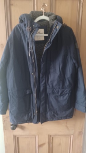 Hollister navy parka jacket - parka,