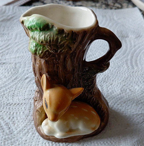 Ceramic decorative jug fauna - ceramic, .