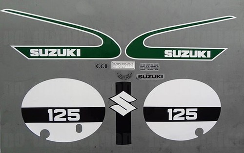 1974 suzuki tm125 decals - tm125,