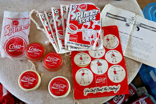 1989 coca cola russell - coca-cola, spinner