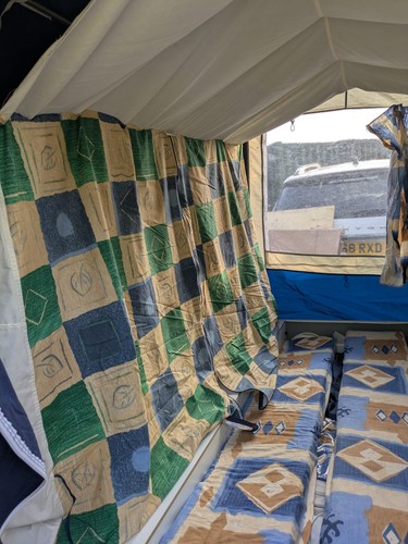 Used camping trailer - , tent
