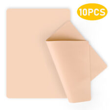 10X Large Tattoo Practice Fake Skin Blank Sheets 20x15cm Thick Quality Synthetic