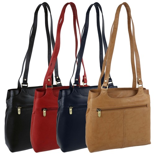 Ladies soft leather shoulder - ladies,