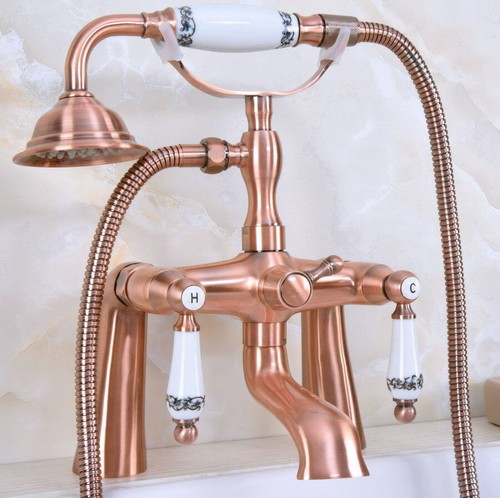 Antique copper bathtub faucet - antique,