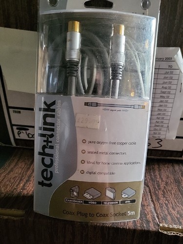 Techlink coax plug - plug,
