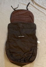 Used Maclaren footmuff brown