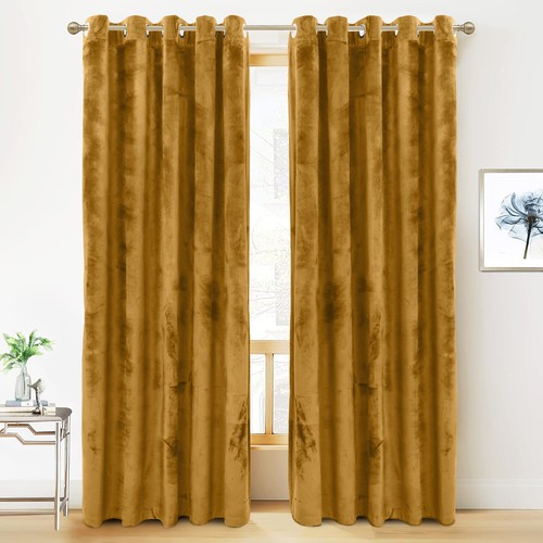 Thick blackout crushed velvet - crushed,