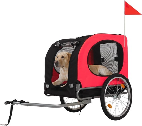 Pet bicycle trailer - pet, dog