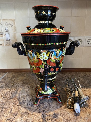 Vintage electric samovar 5l - samovar, 2.5l