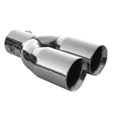 Twin Exhaust Tip Trim Pipe