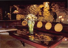 Postcard Bauer & Cobel Mushroom Lamp House on the Rock Wisconsin USA