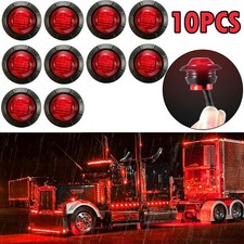 10PCS Round 3/4" LED Bullet