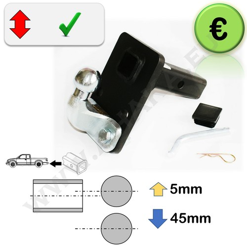 Heigh adjustable towbar - adjustable,