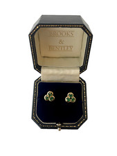 Emerald Earrings 9ct Gold